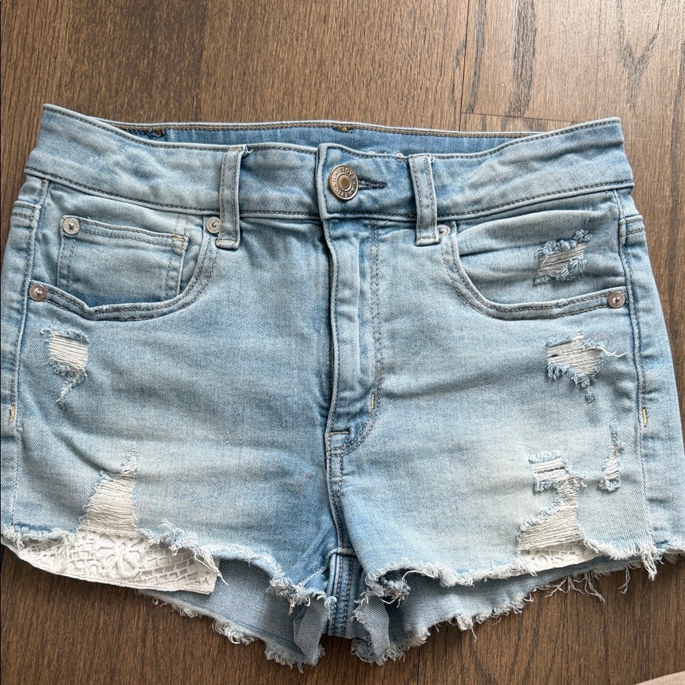 American Eagle Next Level Stretch denim shorts size 6